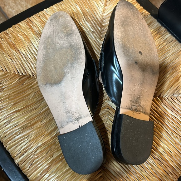 J CREW Academy penny-loafer mules in patent leather Classic Loafer Mule - Picture 6 of 13